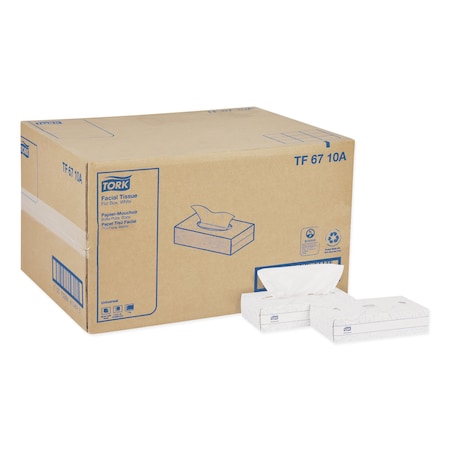 Tork Tork Universal Facial Tissue Flat Box White, Soft, 2-ply, 30 x 100 tissues, TF6710A, PK30 TF6710A